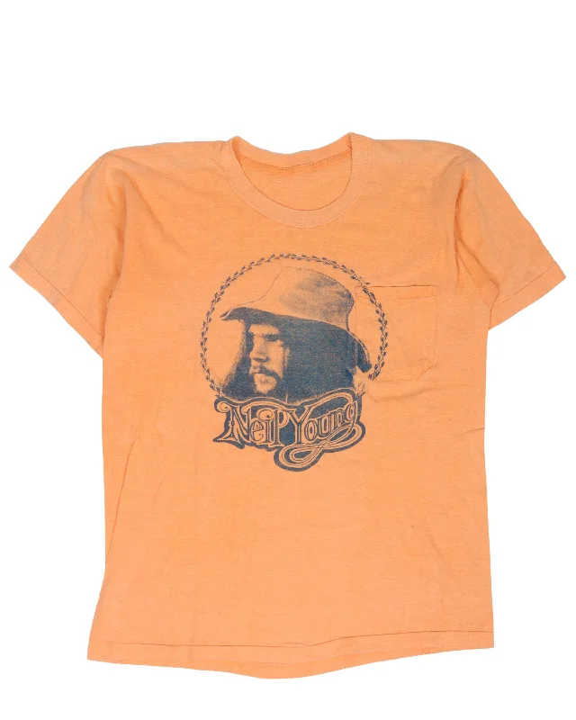 Neil Young T-Shirt Rayon Velvet Corduroy